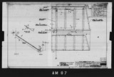 Manufacturer's drawing for North American Aviation B-25 Mitchell Bomber. Drawing number 98-61543