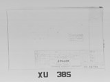 Manufacturer's drawing for Chance Vought F4U Corsair. Drawing number 38784