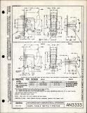 Manufacturer's drawing for Generic Parts - Aviation Standards. Drawing number an3333