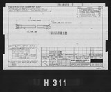Manufacturer's drawing for North American Aviation B-25 Mitchell Bomber. Drawing number 98-588229
