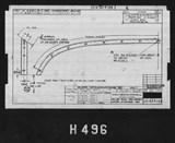 Manufacturer's drawing for North American Aviation B-25 Mitchell Bomber. Drawing number 98-624109