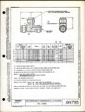 Manufacturer's drawing for Generic Parts - Aviation Standards. Drawing number an795