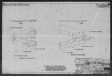 Manufacturer's drawing for North American Aviation B-25 Mitchell Bomber. Drawing number 98-733104