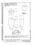 Manufacturer's drawing for Generic Parts - Aviation General Manuals. Drawing number AND10216