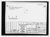 Manufacturer's drawing for Beechcraft AT-10 Wichita - Private. Drawing number 106502
