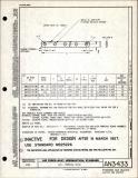 Manufacturer's drawing for Generic Parts - Aviation Standards. Drawing number an3433