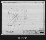 Manufacturer's drawing for North American Aviation B-25 Mitchell Bomber. Drawing number 108-47183