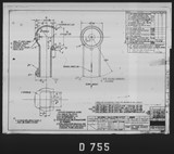 Manufacturer's drawing for North American Aviation P-51 Mustang. Drawing number 102-47054