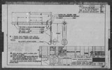 Manufacturer's drawing for North American Aviation B-25 Mitchell Bomber. Drawing number 98-53599