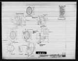 Manufacturer's drawing for North American Aviation B-25 Mitchell Bomber. Drawing number 108-533111