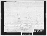Manufacturer's drawing for Curtiss-Wright P-40 Warhawk. Drawing number 75-21-120