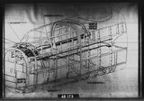 Manufacturer's drawing for North American Aviation B-25 Mitchell Bomber. Drawing number 98-517009