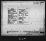 Manufacturer's drawing for North American Aviation B-25 Mitchell Bomber. Drawing number 98-53738