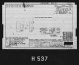 Manufacturer's drawing for North American Aviation B-25 Mitchell Bomber. Drawing number 98-63981