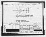 Manufacturer's drawing for Boeing Aircraft Corporation B-17 Flying Fortress. Drawing number 1-17345