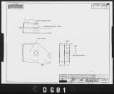 Manufacturer's drawing for Lockheed Corporation P-38 Lightning. Drawing number 197587