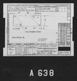 Manufacturer's drawing for North American Aviation B-25 Mitchell Bomber. Drawing number 62B-11606