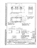 Manufacturer's drawing for Generic Parts - Aviation General Manuals. Drawing number AN3364