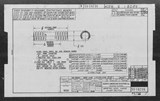 Manufacturer's drawing for North American Aviation B-25 Mitchell Bomber. Drawing number 98-58296