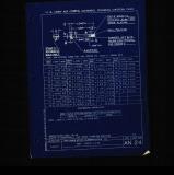 Manufacturer's drawing for Generic Parts - Aviation Standards. Drawing number an24
