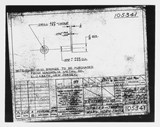 Manufacturer's drawing for Beechcraft AT-10 Wichita - Private. Drawing number 105341