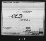 Manufacturer's drawing for North American Aviation B-25 Mitchell Bomber. Drawing number 98-580760