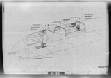 Manufacturer's drawing for North American Aviation B-25 Mitchell Bomber. Drawing number 98-73301