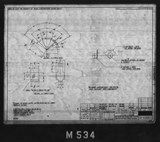 Manufacturer's drawing for North American Aviation B-25 Mitchell Bomber. Drawing number 98-534117