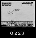 Manufacturer's drawing for Lockheed Corporation P-38 Lightning. Drawing number 192747