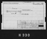 Manufacturer's drawing for North American Aviation B-25 Mitchell Bomber. Drawing number 98-588309