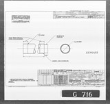 Manufacturer's drawing for Bell Aircraft P-39 Airacobra. Drawing number 33-749-013