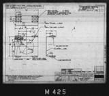 Manufacturer's drawing for North American Aviation B-25 Mitchell Bomber. Drawing number 98-51153