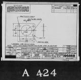 Manufacturer's drawing for Lockheed Corporation P-38 Lightning. Drawing number 196868