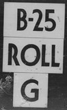 Manufacturer's drawing for North American Aviation B-25 Mitchell Bomber. Drawing number B-25 ROLL G