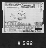 Manufacturer's drawing for North American Aviation B-25 Mitchell Bomber. Drawing number 62-73320