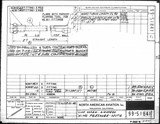 Manufacturer's drawing for North American Aviation P-51 Mustang. Drawing number 99-51841
