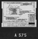 Manufacturer's drawing for North American Aviation B-25 Mitchell Bomber. Drawing number 62-73389