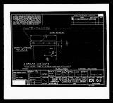 Manufacturer's drawing for Lockheed Corporation P-38 Lightning. Drawing number 191185