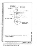 Manufacturer's drawing for Generic Parts - Aviation General Manuals. Drawing number AND10602