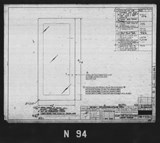Manufacturer's drawing for North American Aviation B-25 Mitchell Bomber. Drawing number 98-73265