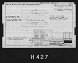 Manufacturer's drawing for North American Aviation B-25 Mitchell Bomber. Drawing number 98-61152