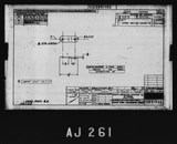 Manufacturer's drawing for North American Aviation B-25 Mitchell Bomber. Drawing number 108-61455