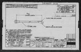 Manufacturer's drawing for North American Aviation B-25 Mitchell Bomber. Drawing number 98-588187