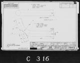 Manufacturer's drawing for Lockheed Corporation P-38 Lightning. Drawing number 196971