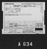 Manufacturer's drawing for North American Aviation B-25 Mitchell Bomber. Drawing number 62A-58563