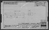 Manufacturer's drawing for North American Aviation B-25 Mitchell Bomber. Drawing number 98-730107