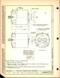 Manufacturer's drawing for Generic Parts - Aviation Standards. Drawing number an6252