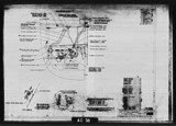 Manufacturer's drawing for North American Aviation B-25 Mitchell Bomber. Drawing number 98-58013