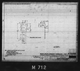 Manufacturer's drawing for North American Aviation B-25 Mitchell Bomber. Drawing number 98-61195