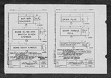 Manufacturer's drawing for North American Aviation B-25 Mitchell Bomber. Drawing number 1D3 1D6